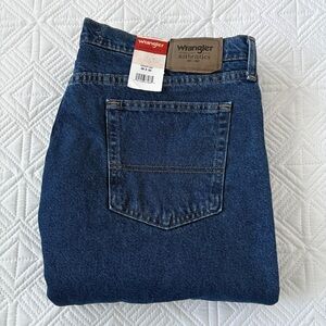Wrangler Authentic Men’s Fleece Line Demin Jeans 38x30 Winter Warmth Outdoors